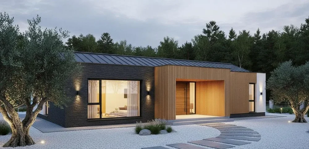 Проект Одноэтажный дом 13 на 22, 176 м2