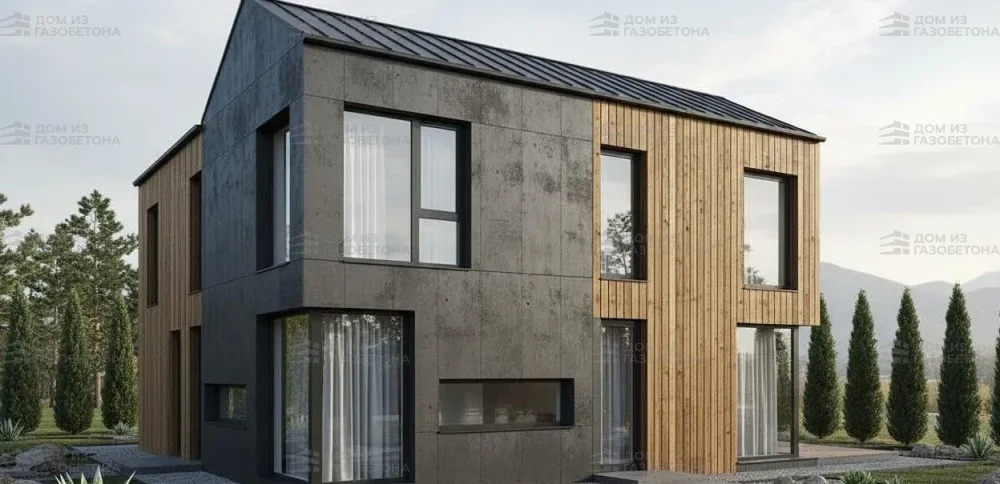 Проект Двухэтажный дом 17 на 10, 208 м2